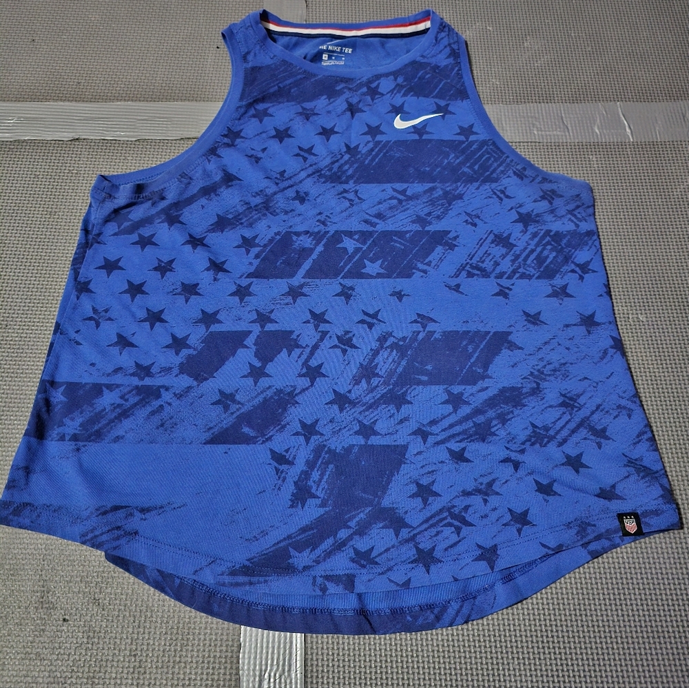 Blue Nike Usa Tank